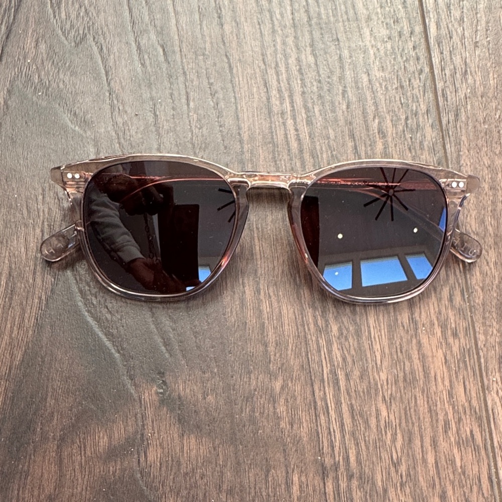 Diff Eyewear Maxwell vintage crystal brown polarized Sunglasses new with case